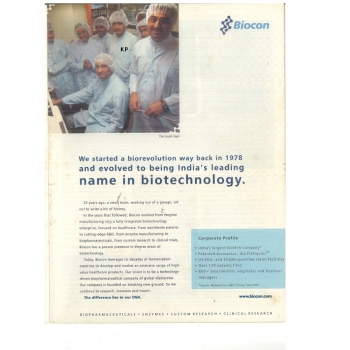 KP Biocon 2003-2004