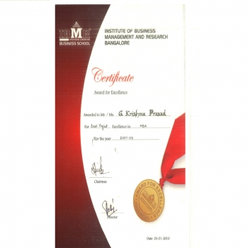 MBA Gold Medal